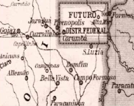 primeiro mapa de Brasilia