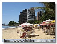barracas de praia de Fortaleza