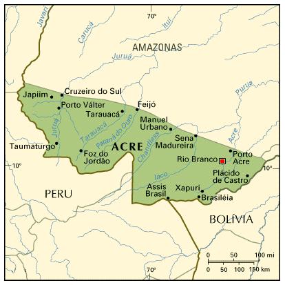 mapa do Acre
