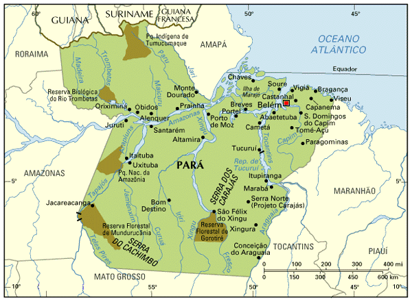 Mapa do Pará