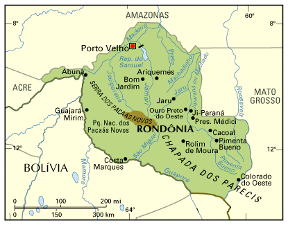 mapa de Rondnia