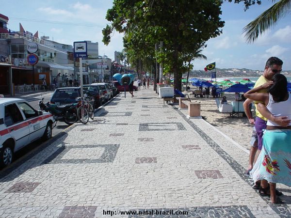 Ponta Negra - a praia mais famosa de Natal, Brasil