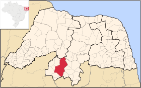 mapa de Caicó