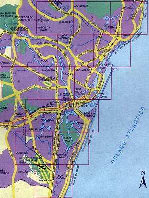 mapa de Recife
