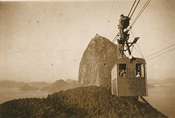 inaugurao bondinho pao de aucar