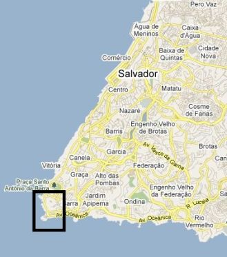 Mapa da Barra, Salvador